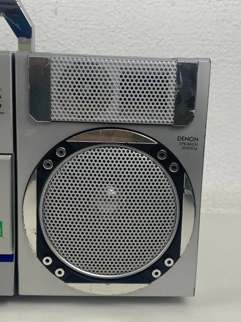 Denon H-2 Cassette High Speed Dubbing Compo Doing Boombox