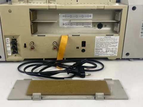Denon H-2 Cassette High Speed Dubbing Compo Doing Boombox