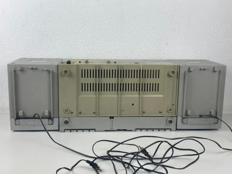 Denon H-2 Cassette High Speed Dubbing Compo Doing Boombox