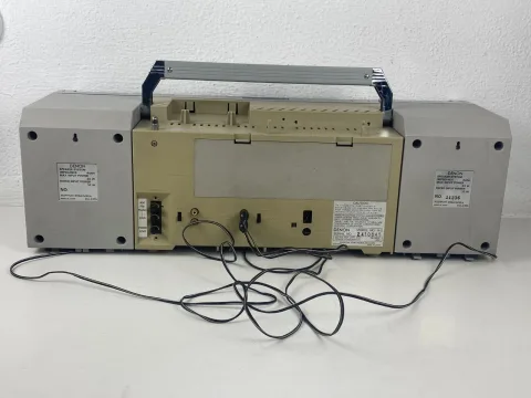 Denon H-2 Cassette High Speed Dubbing Compo Doing Boombox
