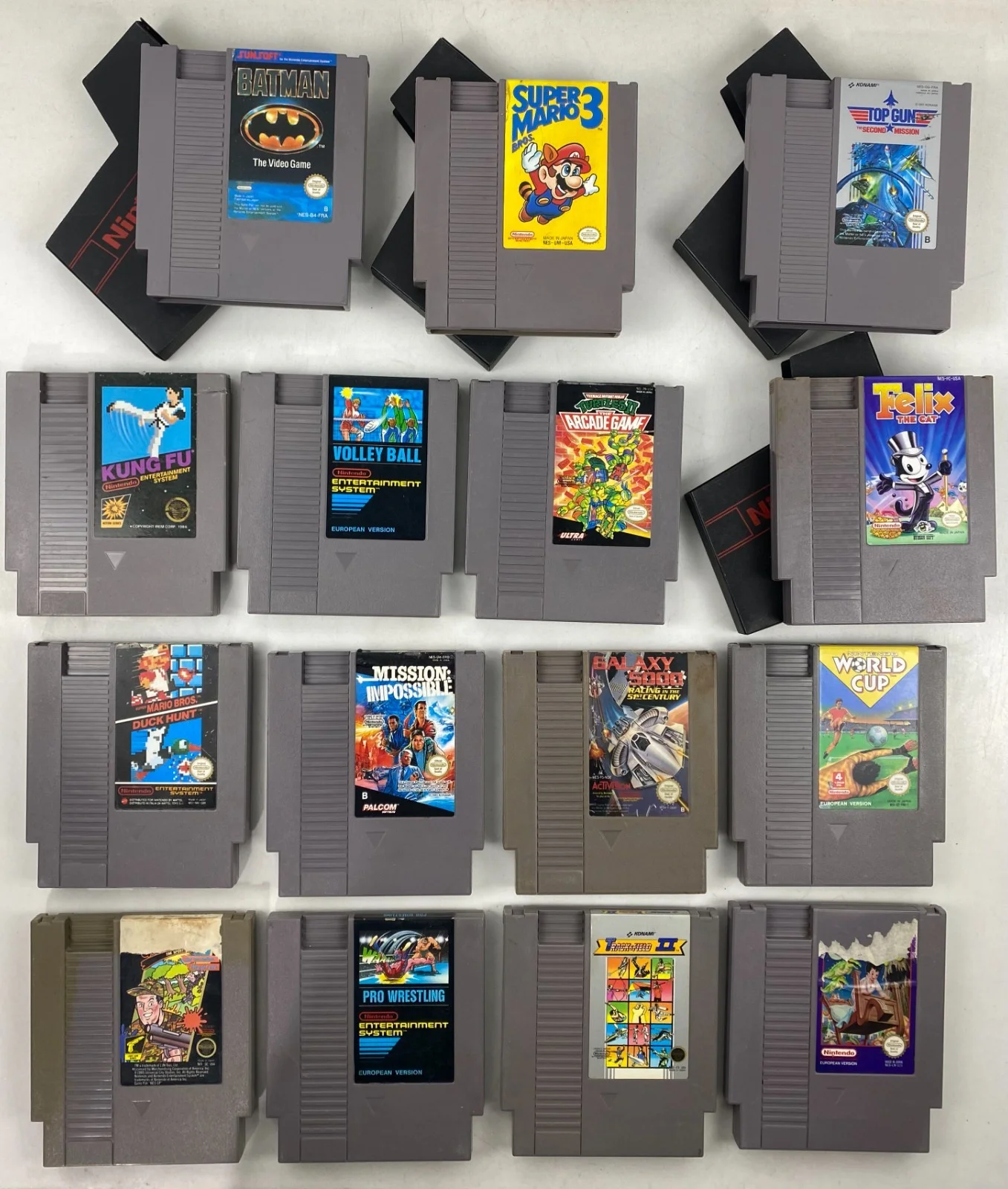Lot 15 Felix Galaxy 500 Super Mario Bros Ninja Turtles Batman Nintendo Nes Game