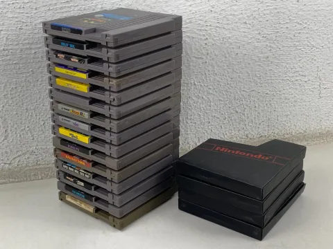 Lot 15 Felix Galaxy 500 Super Mario Bros Ninja Turtles Batman Nintendo Nes Game
