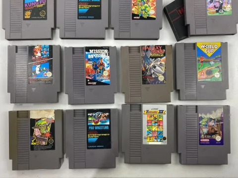 Lot 15 Felix Galaxy 500 Super Mario Bros Ninja Turtles Batman Nintendo Nes Game