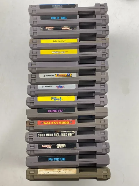 Lot 15 Felix Galaxy 500 Super Mario Bros Ninja Turtles Batman Nintendo Nes Game