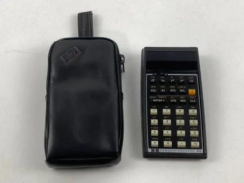 HP Hewlett Packard 31E Calculator with Case