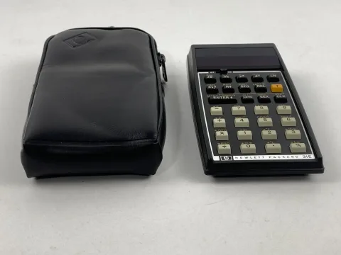 HP Hewlett Packard 31E Calculator with Case