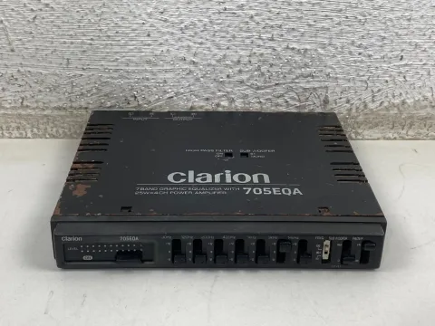 Clarion 705EQA 7 Band Graphic Equalizer Car Power Amplifier