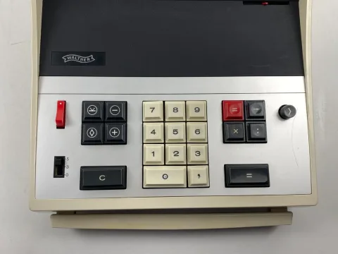 Walther ETR-1 Ricoh 1st portable Desktop Calculator 1969
