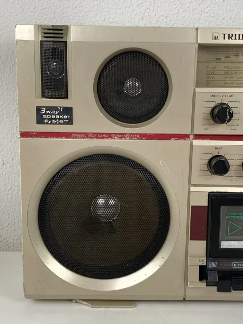 Trident CX-473F Stereo Boombox Ghettoblaster Stereo Cassette