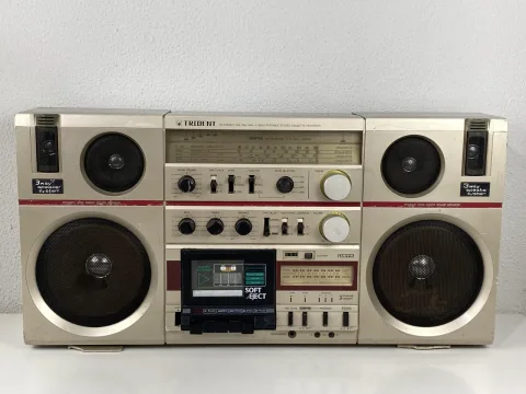 Trident CX-473F Stereo Boombox Ghettoblaster Stereo Cassette