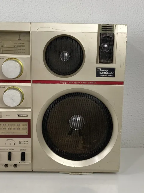 Trident CX-473F Stereo Boombox Ghettoblaster Stereo Cassette