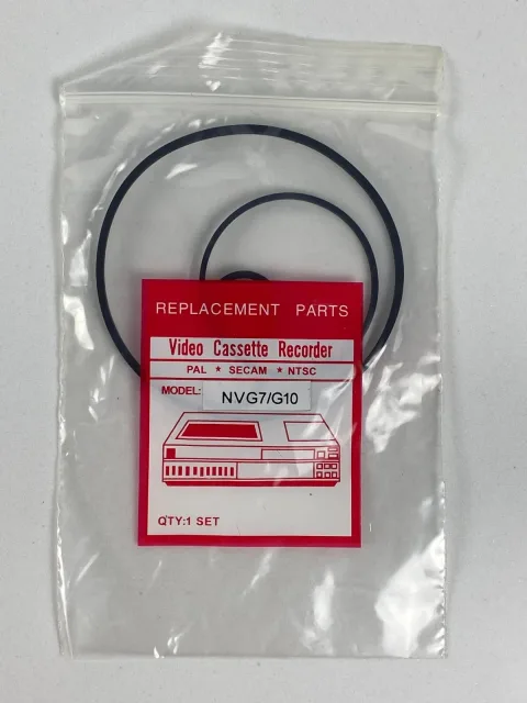 Replacement Part Panasonic Video Cassette VHS VCR Belt KIT NV-G7/G10 Old Stock