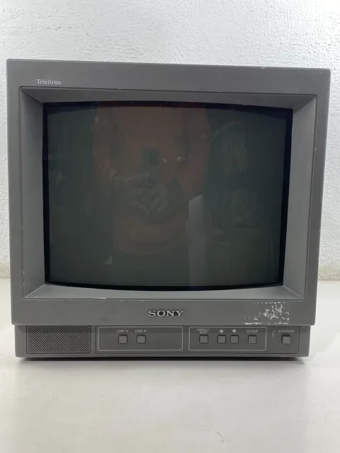 Sony PVM-14N5U Trinitron Color Monitor Retro CRT Gaming eBay