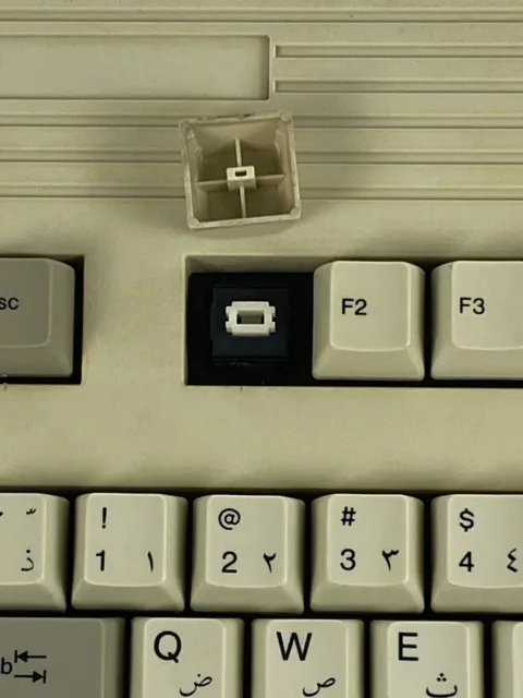 Costar CSK-2101 Clicky Mechanical Keyboard with Arabic Keycaps