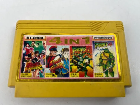 4 in 1 Famicom Famiclone Nes Tv Game Cartridge