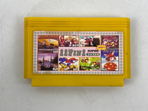 Super 117 in 1 Famicom Famiclone Nes Tv Game Cartridge