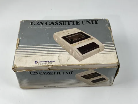 Early Version Commodore C2N Cassette Tape Player Recorder with box