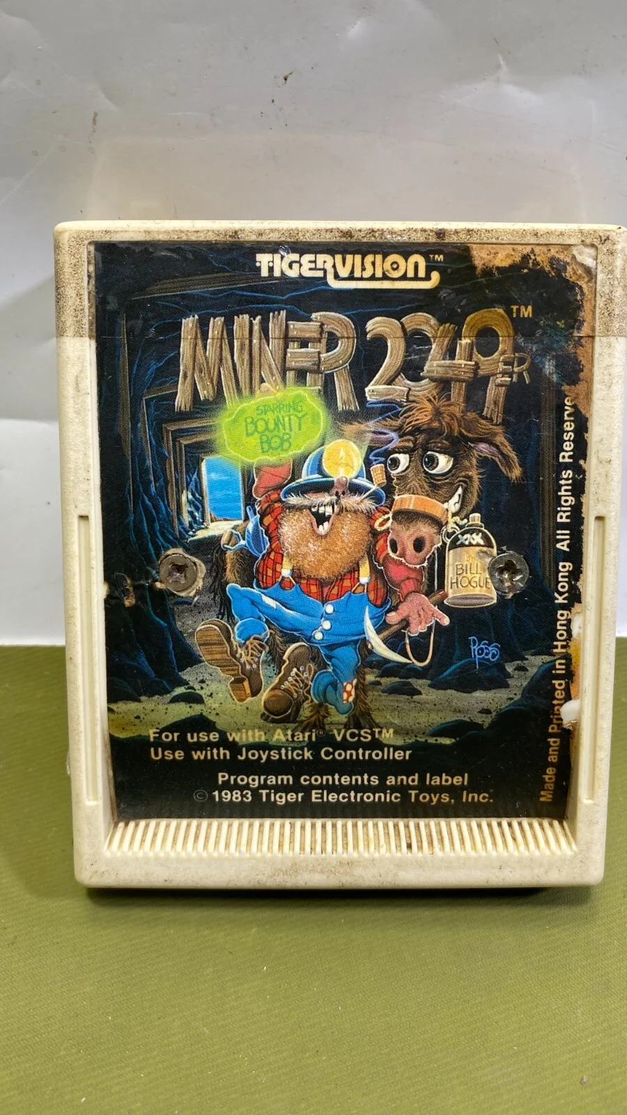 Tigervision miner 2049er Atari 2600 Game Cartridge