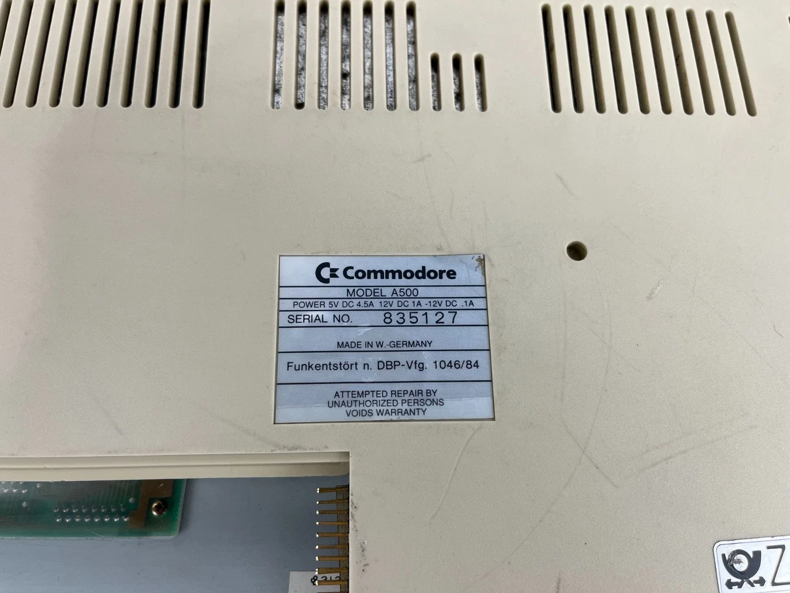 Commodore Amiga 500 Home Computer A500