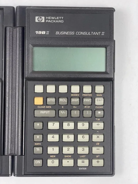 HP 19B II 19BII Hewlett Packard Business Consultant II 2 Calculator