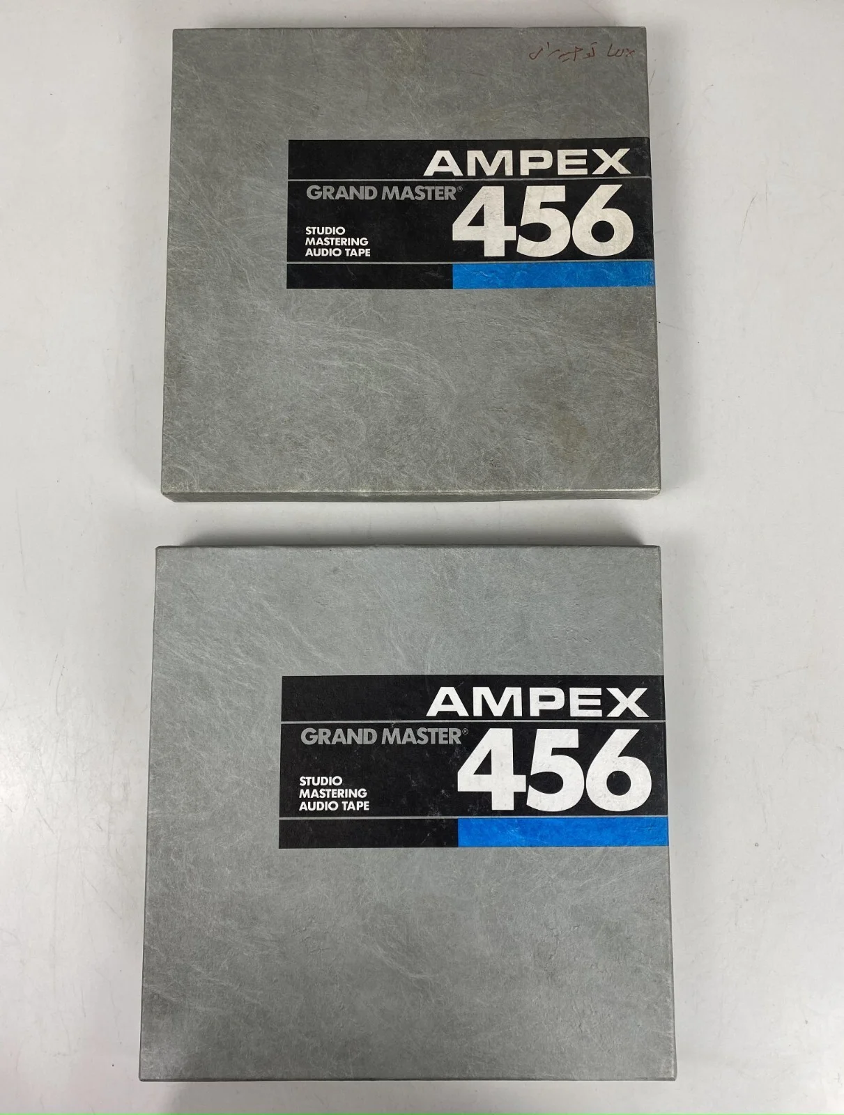 Ampex Grand Master 456 10.5" Metal Reel to Reel Recording Tape Lot 2