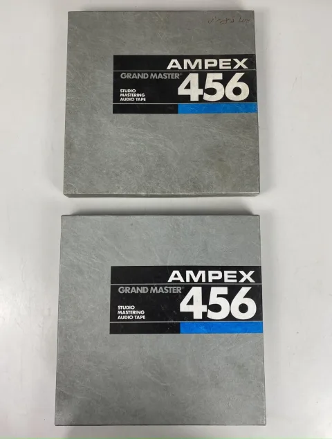 Ampex Grand Master 456 10.5" Metal Reel to Reel Recording Tape Lot 2