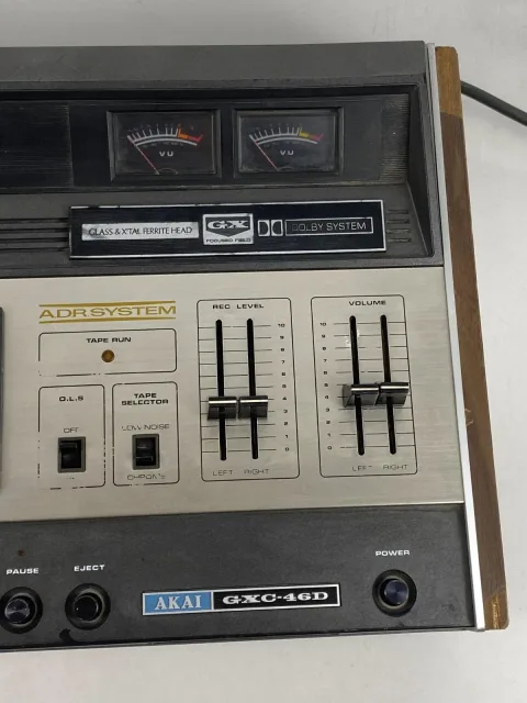 Akai GXC-46D Stereo Tape Deck Cassette Player Recorder