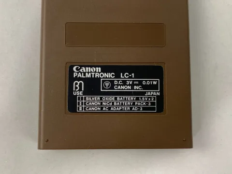 كانون Palmtronic LC-1 حاسبة