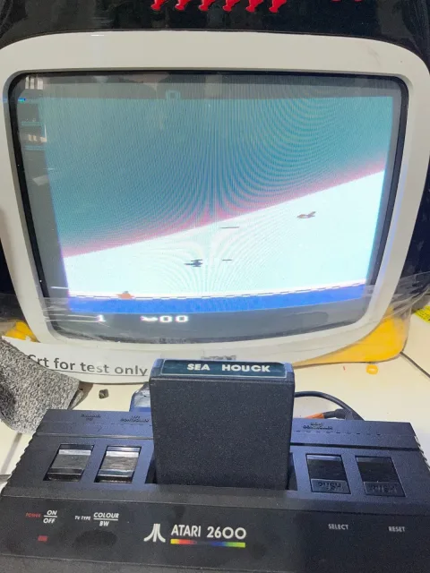 Atari 2600 Compatible Zellers VCS Sea Houck Game Cartridge Taiwan
