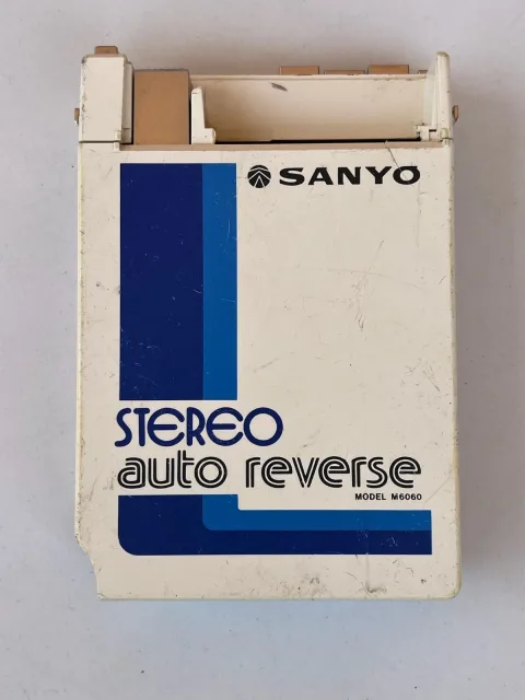 Sanyo M6060 Portable Walkman Cassette Tape Player 1981