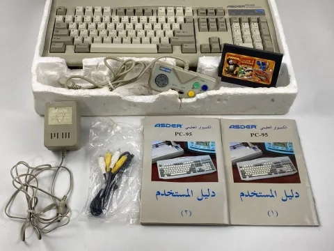 Family Asder PC-95 Computer Famicom Famiclone Nes Tv Game Console