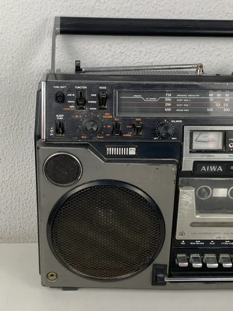 Old School Aiwa 950 Boombox Radio Cassette TPR-950A Ghettoblaster