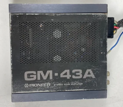 Pioneer Component Car Stereo Main Amplifier GM-4 W/ GM-43A