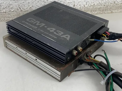 Pioneer Component Car Stereo Main Amplifier GM-4 W/ GM-43A
