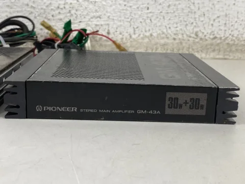 Pioneer Component Car Stereo Main Amplifier GM-4 W/ GM-43A