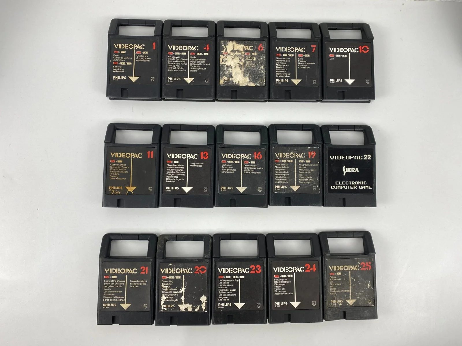 Philips Videopac G7400 VideoPac+ Odyssey 20 21 23 24 25 Cartridges Games