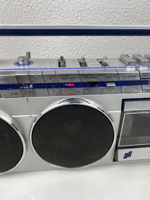 Sanyo M-7830 Stereo Boombox Ghettoblaster Cassette