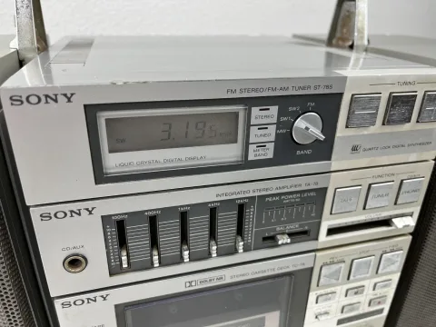Sony FH-7 Stereo Boombox Ghettoblaster Stereo Cassette eBay