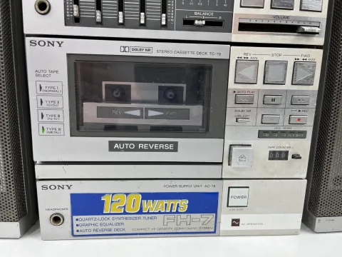 Sony FH-7 Stereo Boombox Ghettoblaster Stereo Cassette eBay