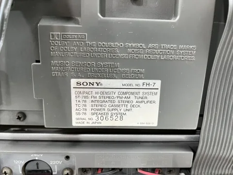 Sony FH-7 Stereo Boombox Ghettoblaster Stereo Cassette eBay