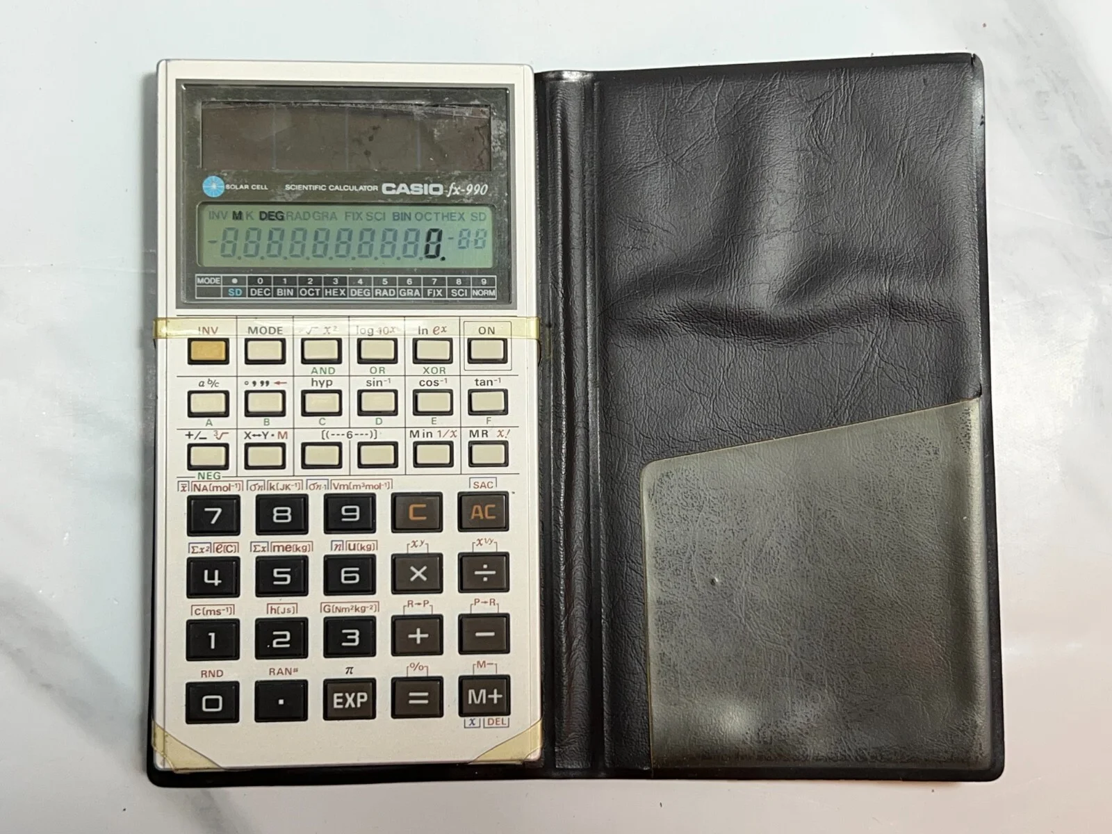 Casio FX-990 Calculator 80S Scientific Solar LCD