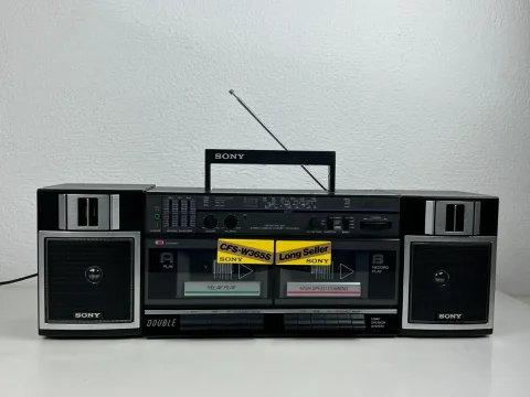 Sony CFS-W365S Portable Stereo Cassette AM/FM/SW1/SW2 Radio Boombox eBay