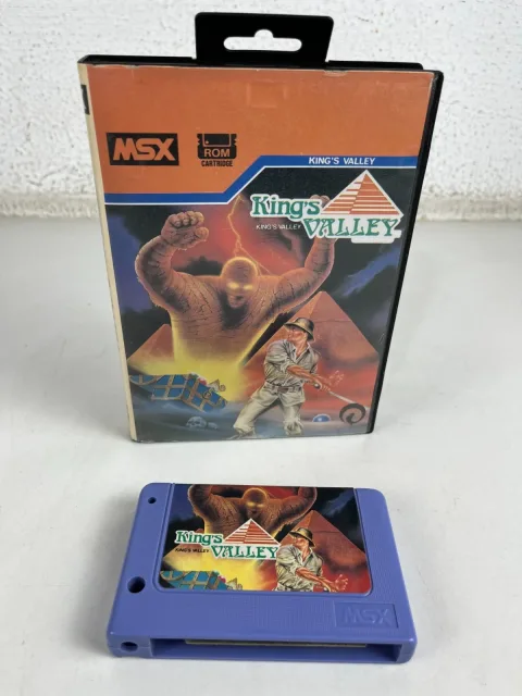 MSX Kings Valley Game Cartridges (Taiwan)