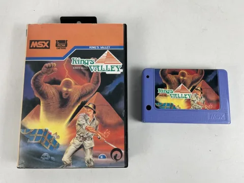 MSX Kings Valley Game Cartridges (Taiwan)