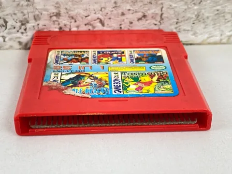 Nintendo Game Boy Super 25 in 1 Multicart Cartridge RED