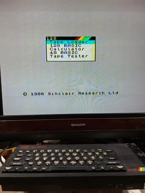 Sinclair ZX Spectrum 128K Toastrack Computer Game Arabic & English