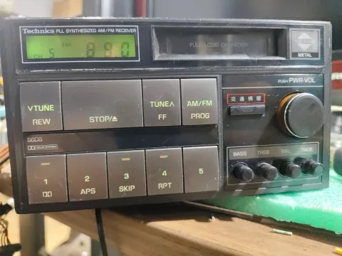 Technics Toyota Genuine 86120 CQ-LS266A Car Stereo Radio Cassette Player