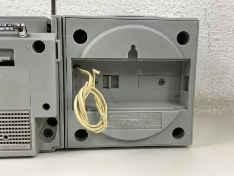 Sanyo M-7755K Boombox Stereo Cassette Recorder Ghetto Blaster