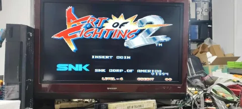 Snk Neo Geo ART of Fighting 2 Mvs 100% original Video Game