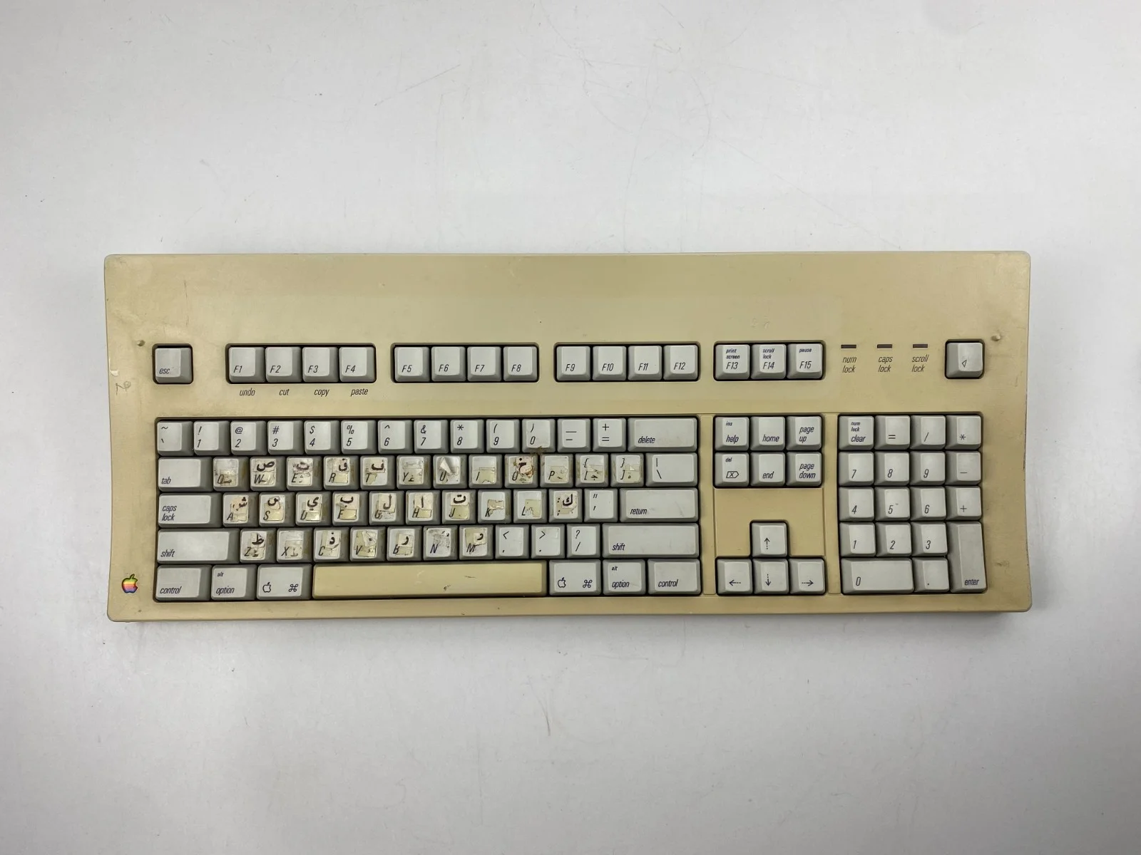 Apple Macintosh II Extended Family Keyboard M0115 Alps Orange